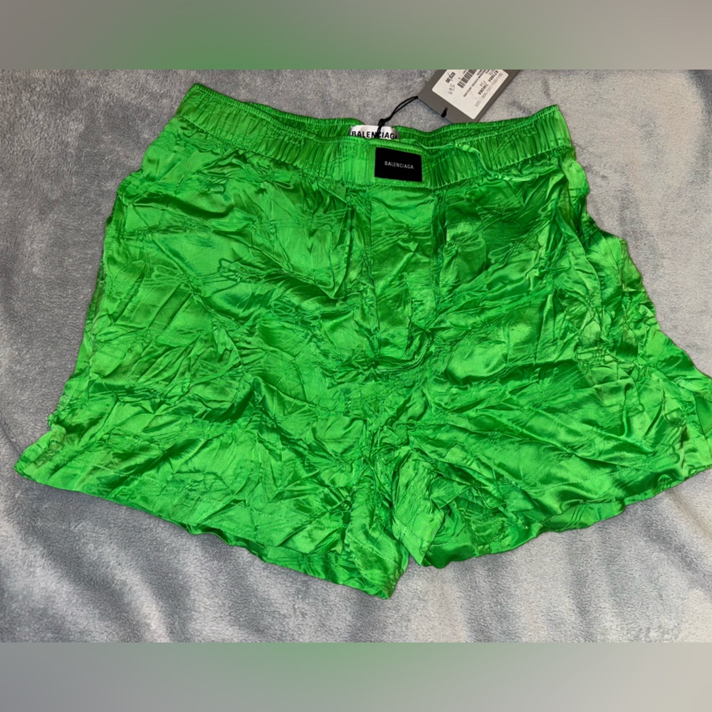 Balenciaga Silk Shorts